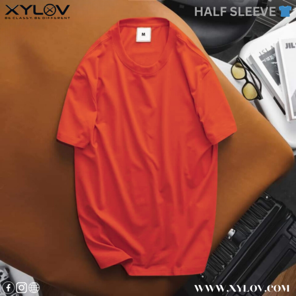 Half Sleeve T-Shirt (Solid Color)