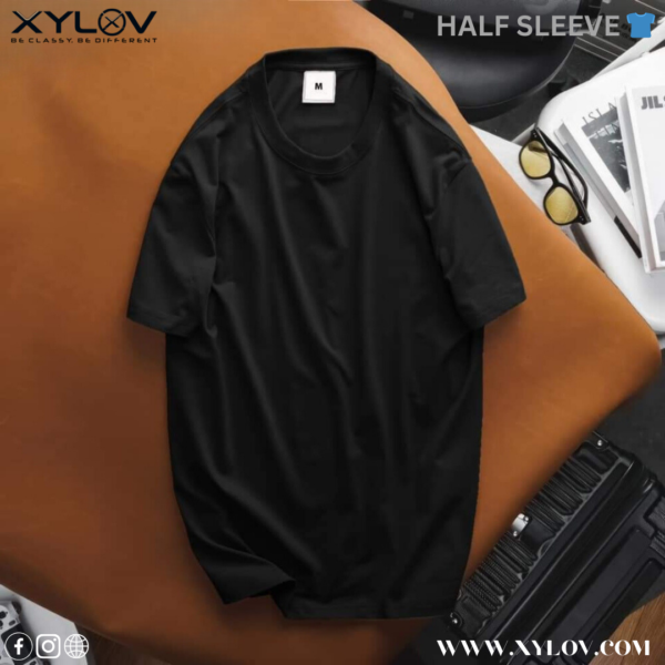 Half Sleeve T-Shirt (Solid Color)