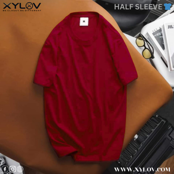 Half Sleeve T-Shirt (Solid Color)