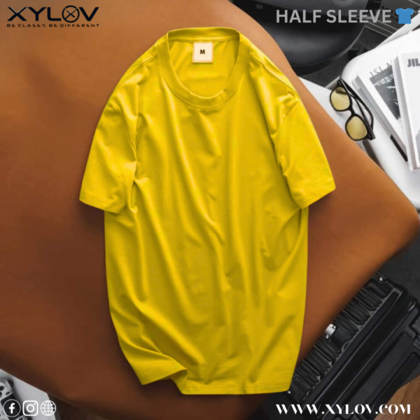 Half Sleeve T-Shirt (Solid Color)