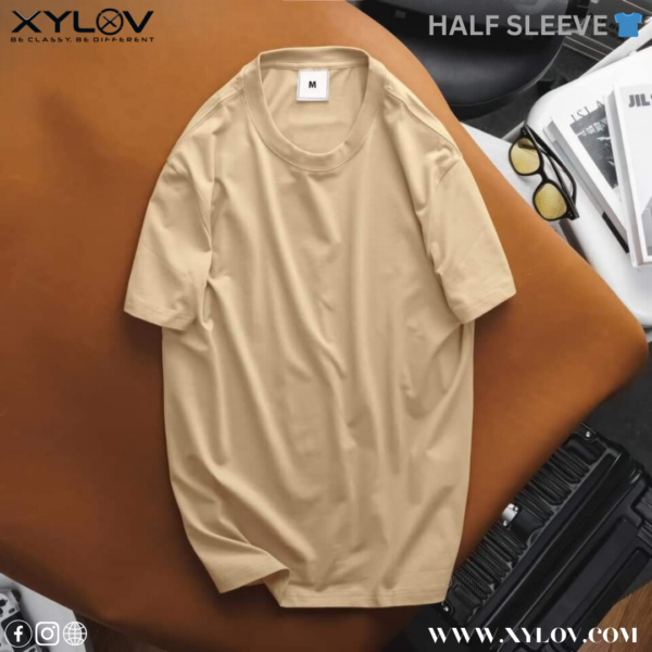 Half Sleeve T-Shirt (Solid Color)