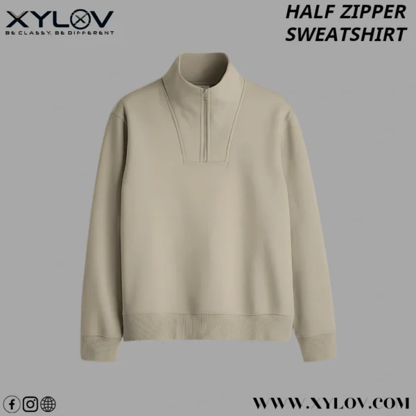 Half Zipper Sweatshirt