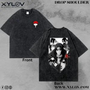 Acid Washed Drop Shoulder T-Shirt