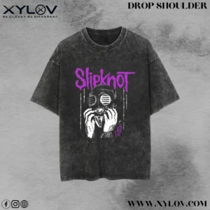 Acid Washed Drop Shoulder T-Shirt