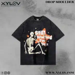 Acid Washed Drop Shoulder T-Shirt