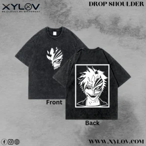 Acid Washed Drop Shoulder T-Shirt