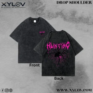 Acid Washed Drop Shoulder T-Shirt