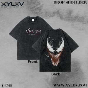 Acid Washed Drop Shoulder T-Shirt